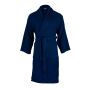 Waffle Bathrobe Navy, L/XL