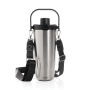 Avira Ayala RCS R-RVS duosip afsluitbare crossbody tumbler, zilver