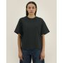 Hazener - Het unisex relaxed interlock T-shirt - Black (XXS) Hazener - Het unisex relaxed interlock T-shirt - Black (XXS)