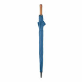 RAYNA - 27" auto paraplu houten greep - Royal Blauw