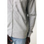 IQONIQ Abisko gerecycled katoen hoodie met rits, heather grey (XXS)