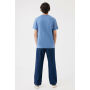 IQONIQ Brett gerecycled katoen t-shirt, moon blue (L)