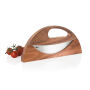 AdHoc Wave Universeel hakmes en pizzasnijder, bruin