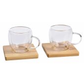 Glazen mokkenset BAMBOO DUO