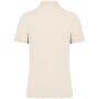 Ecologische herenpolo in piquétricot Ivory XL