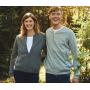 UNISEX JACKET WITH ZIP, NAVY, 3XL, NEUTRAL