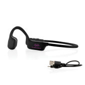 Urban Vitamin Glendale RCS gerecycled plastic hoofdtelefoon, zwart
