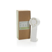 Twist RCS rplastic herlaadbare draagbare ventilator, wit