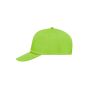 5 Panel Promo Cap Lightly Laminated lime green one size