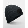 Circular Fashion Patch Beanie - Graphite Grey/Black - One Size