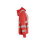 Dames Sweatshirt met afneembare capuchon High Vis