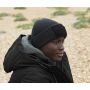 ZIP PATCH BEANIE, MILITARY GREEN/BLACK, One size, BEECHFIELD