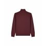 Trailer 2.0 - Het unisex sweatshirt met rits en opstaande kraag - Burgundy (5XL)