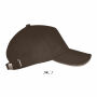 LONG BEACH - LONG BEACH VIJFPANELENPET - M - Chocolate/Beige LONG BEACH - LONG BEACH VIJFPANELENPET - M - Chocolate/Beige