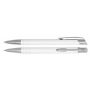 Aluminium balpen Tours Wit - Blauwe inkt