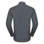 RUS Men LSL Tailored Polycot. Poplin Shirt, Convoy Grey, 4XL