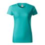 T-shirt women's Basic emerald green XXL