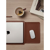 VINGA Timo PU RCS RPET 14" laptop sleeve, bruin