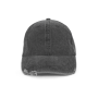 Gescheurde verwassen pet Washed Black One Size
