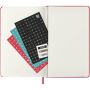 Moleskine week-agenda voor 12 maanden met harde kaft L - Scarlet rood