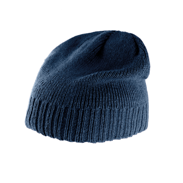 Muts Met Ribboord Navy One Size Muts Met Ribboord Navy One Size