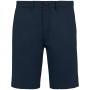 Ecologische chinobermuda heren Navy Blue 40 FR