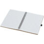 Cobble A5 wire-o gerecycled kartonnen notitieboek met steenpapier - Naturel Cobble A5 wire-o gerecycled kartonnen notitieboek met steenpapier - Naturel