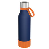 oranje, donkerblauw