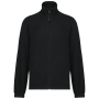 Verstelbaar fleecevest met elastische mouwboorden Black 6XL