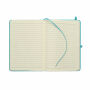 ARCOLOOP - A5 gerecycled PU notitieboek - Turquoise