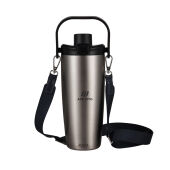 Avira Ayala RCS R-RVS duosip afsluitbare crossbody tumbler, zilver