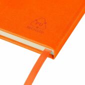 Gerecycled notitieboekje A5 Bloom - oranje