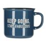 JENS Living Retro Mok Blauw