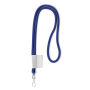 Polyester 2-kleurige koord-lanyard met full color label
