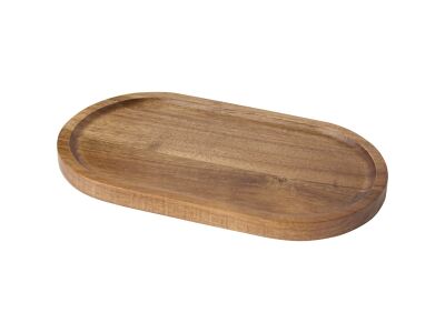 Edge dienblad van acaciahout