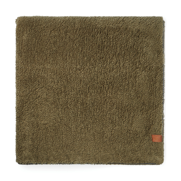 VINGA Maine GRS recycled double pile blanket, green