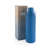 Avira Avior RCS gerecycled roestvrijstalen fles 1L, blauw