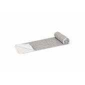 Sneldrogende handdoek R-PET 100x180cm sublimatie - Wit / Grijs