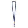 Polyester koord-keycord met bamboe plaatje
