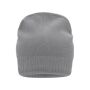 Knitted Beanie with Fleece Inset light-grey-melange