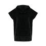 Kids hooded towelling poncho Black 6/10 years Kids hooded towelling poncho Black 6/10 years