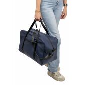 Gerecyclede PU dufflebag Mirae zwart