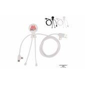 2089 | Xoopar Mr. Bio Long Power Delivery Oplaadkabel - Wit