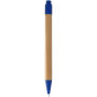 Borneo bamboe balpen (zwarte inkt) - Naturel/Koningsblauw