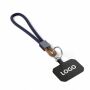 Sleutelhanger & telefoonhouder met koord met leren uiteinde Sleutelhanger & telefoonhouder met koord met leren uiteinde