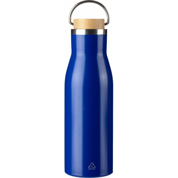 Gerecycled roestvrijstalen fles Aline zwart Gerecycled roestvrijstalen fles Aline zwart