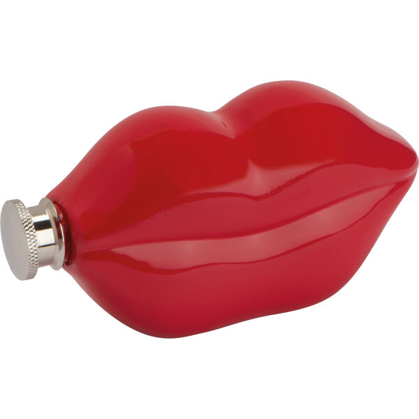 Schaps fles lippen