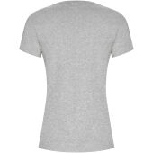 Golden damesshirt met korte mouwen - Gemêleerd grijs - 2XL