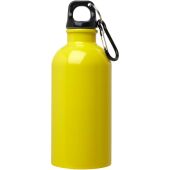 Oregon 400 ml RCS gecertificeerde enkelwandige roestvrijstalen waterfles met karabijnhaak - Geel