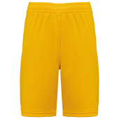 Basketshort voor heren Sporty Yellow S